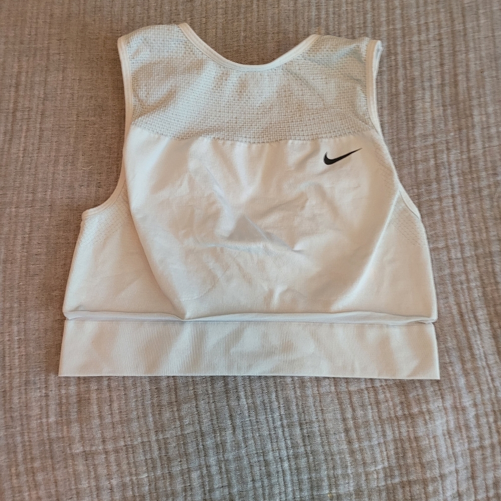 Nike Light Blue Cropped Tank